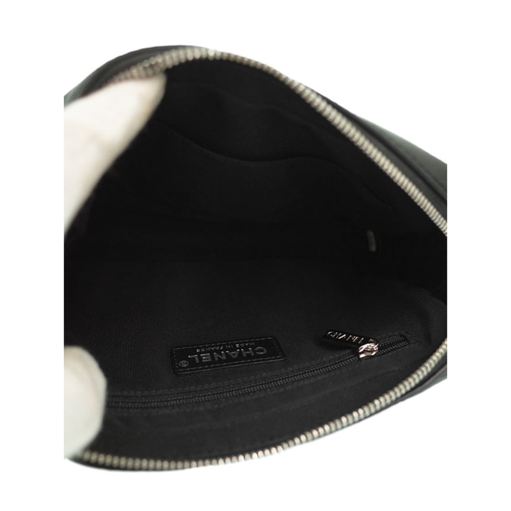 Chanel V Stitch Coco Mark Chain Shoulder Bag Black - Picture 3 of 5
